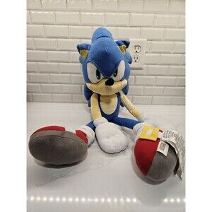 Sonic the Hedgehog Large Plush Stuffed Toy 24-inch, Sega, EXCELLENT Condition